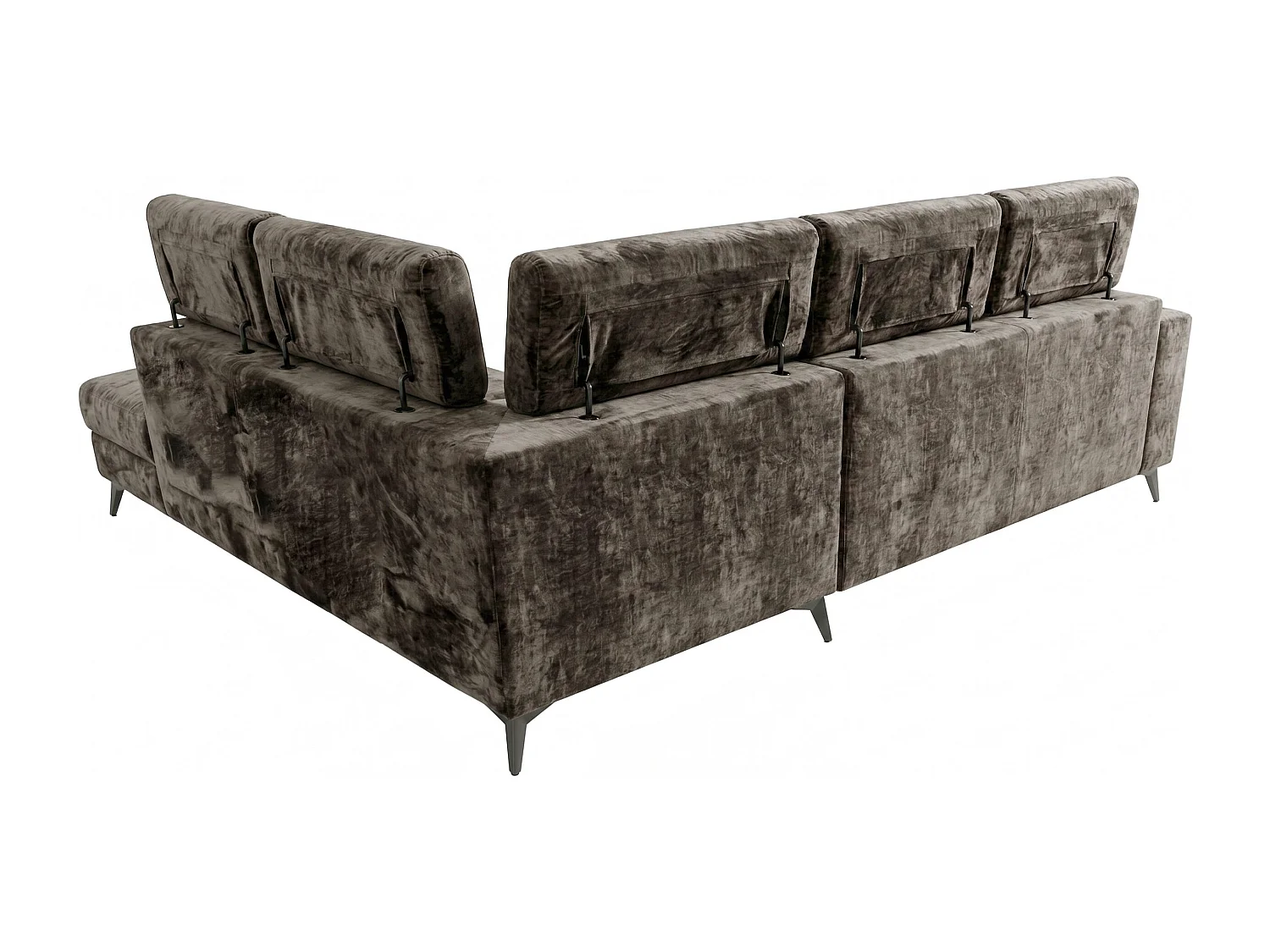 Narożnik Velvet ultra komfort – efekt chmury – miękka tkanina premium – funkcja relax