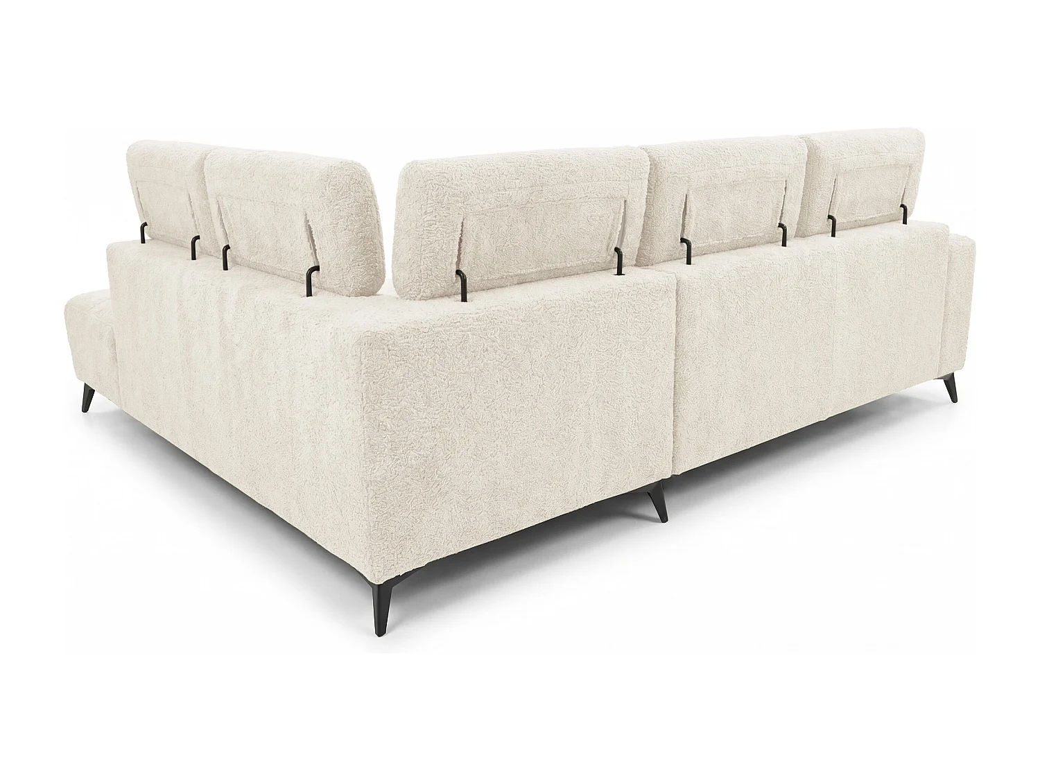 Canapé d’angle Felicity – premium, relaxation électrique, USB et design modern organic