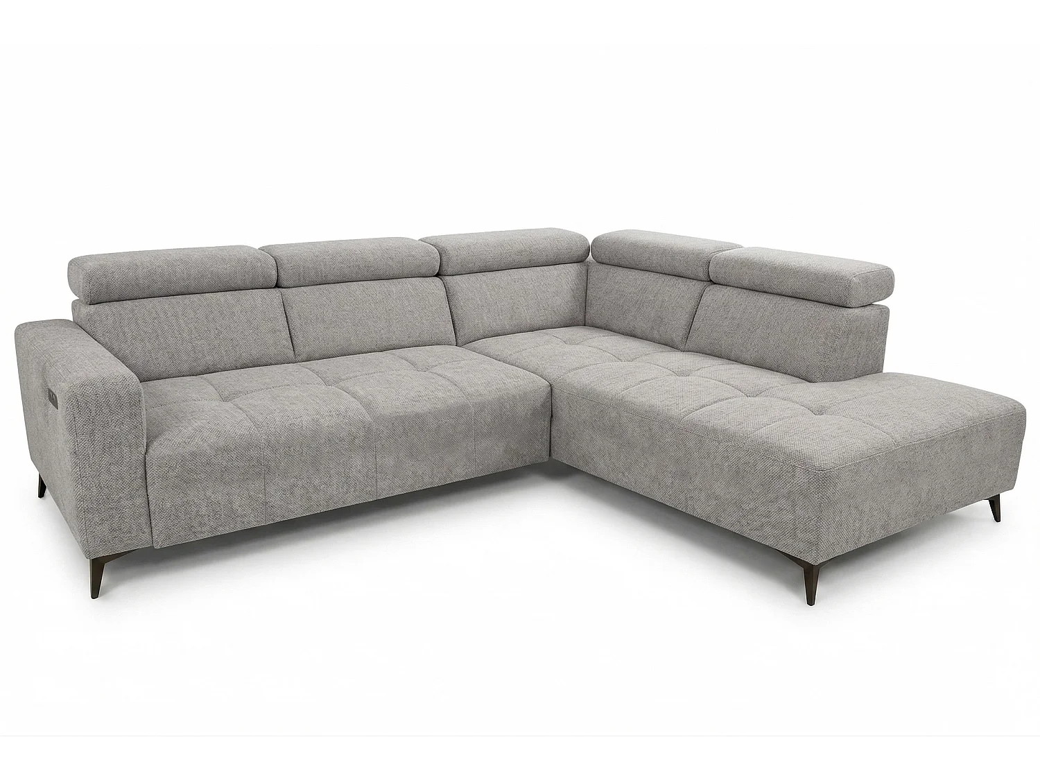 Narożnik Velvet ultra komfort – efekt chmury – miękka tkanina premium – funkcja relax