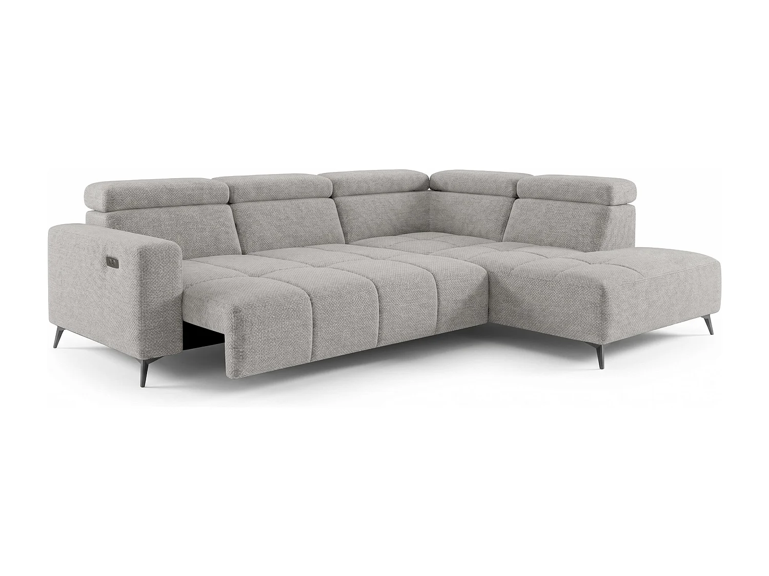 Narożnik Velvet ultra komfort – efekt chmury – miękka tkanina premium – funkcja relax