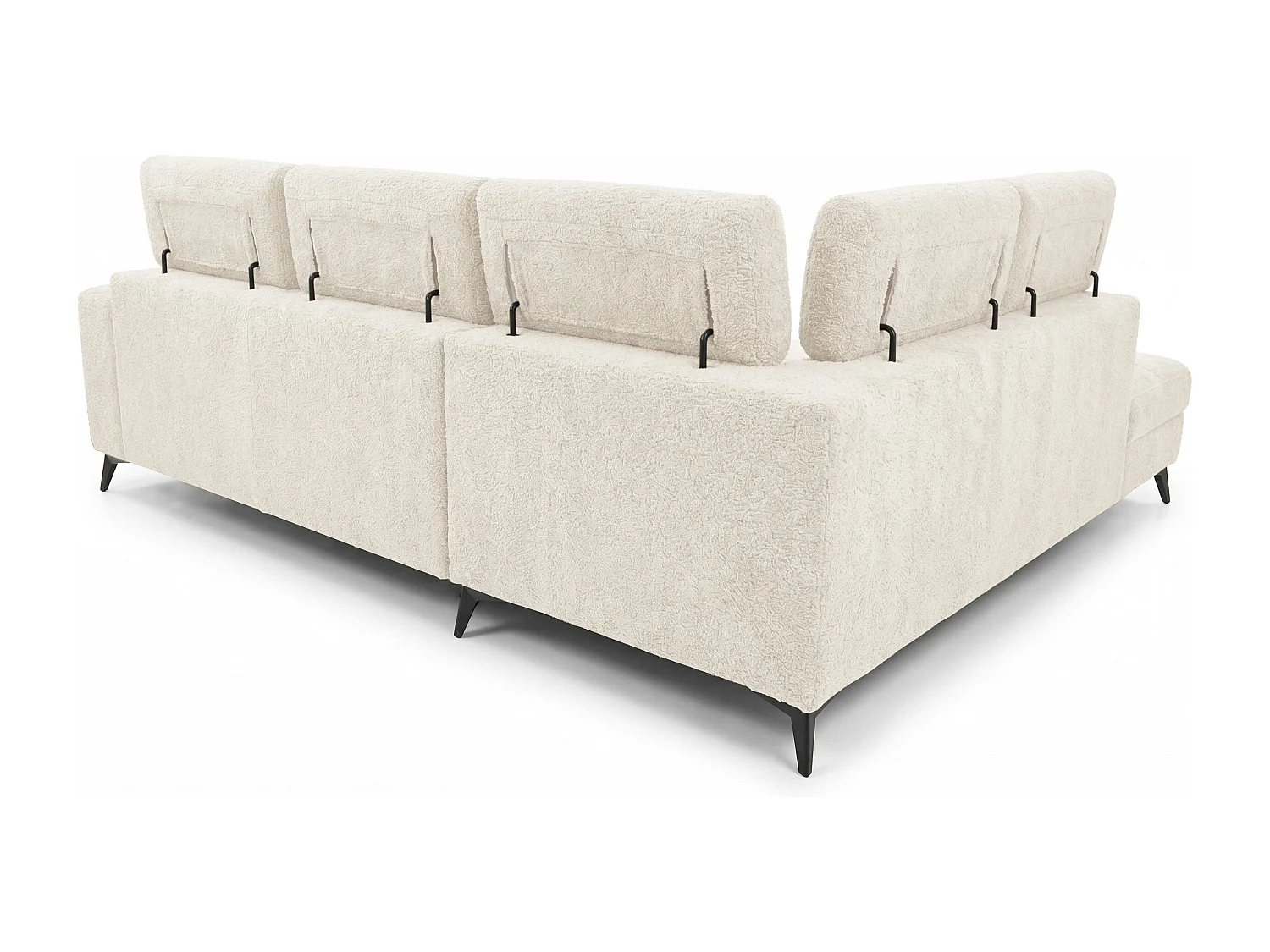 Canapé d’angle Velvet confort profond – effet nuage (cloud sofa) – tissu premium – salon moderne