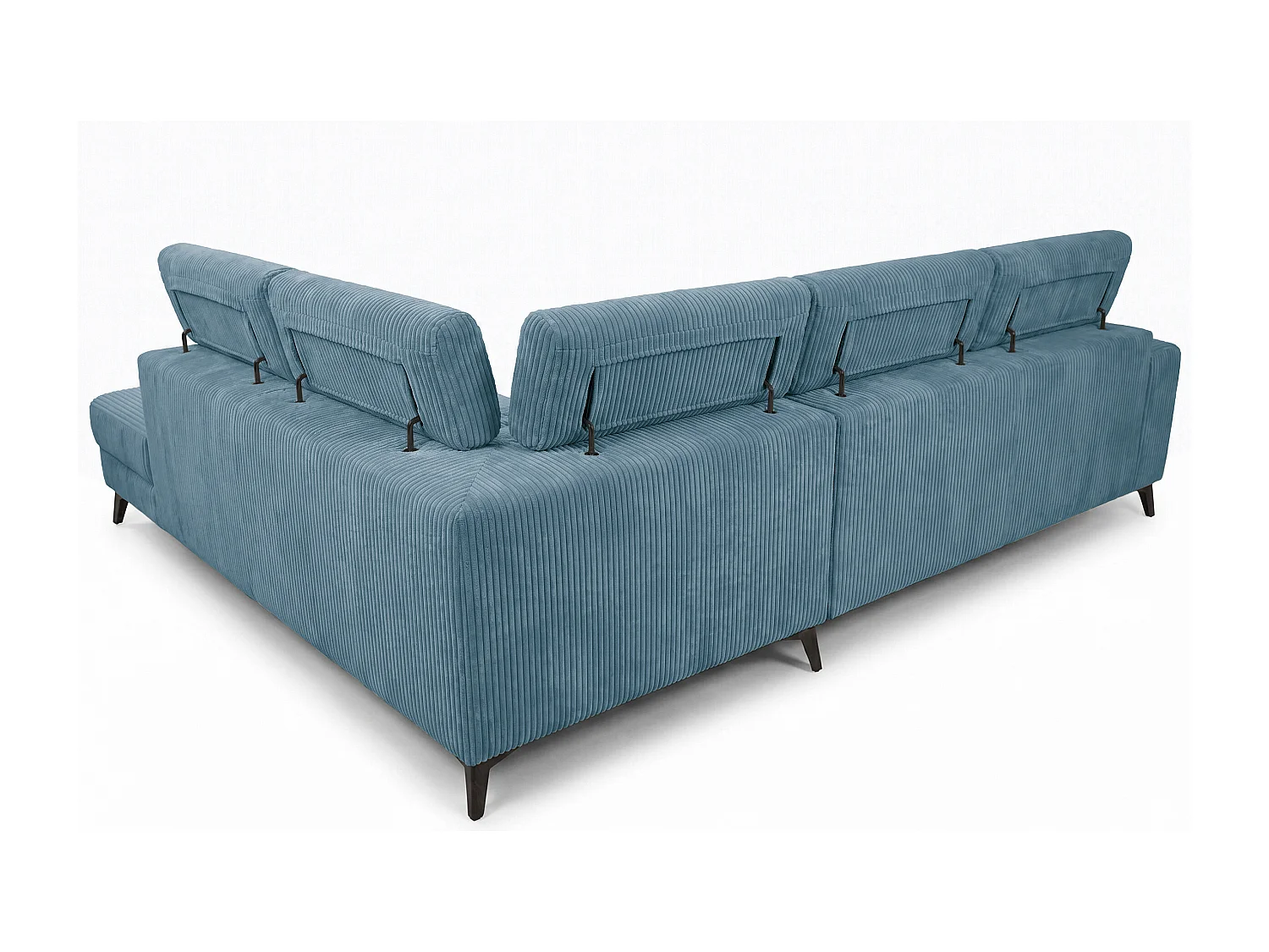 Narożnik Velvet ultra komfort – efekt chmury – miękka tkanina premium – funkcja relax