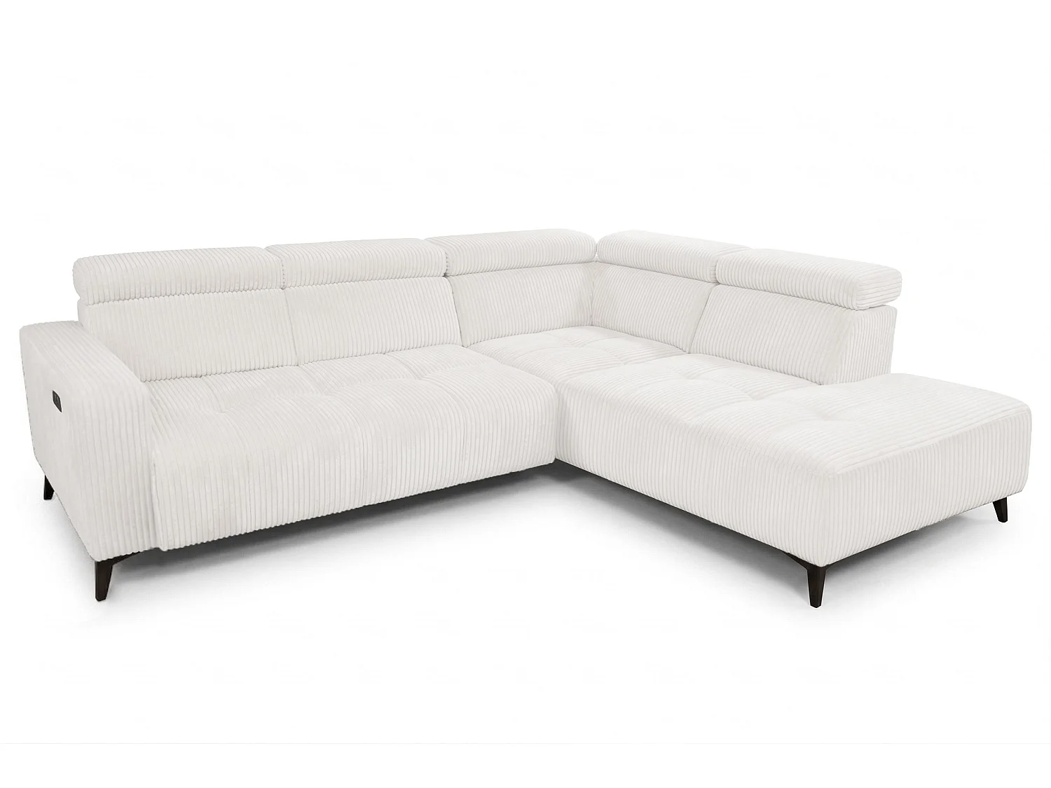 Narożnik Velvet ultra komfort – efekt chmury – miękka tkanina premium – funkcja relax