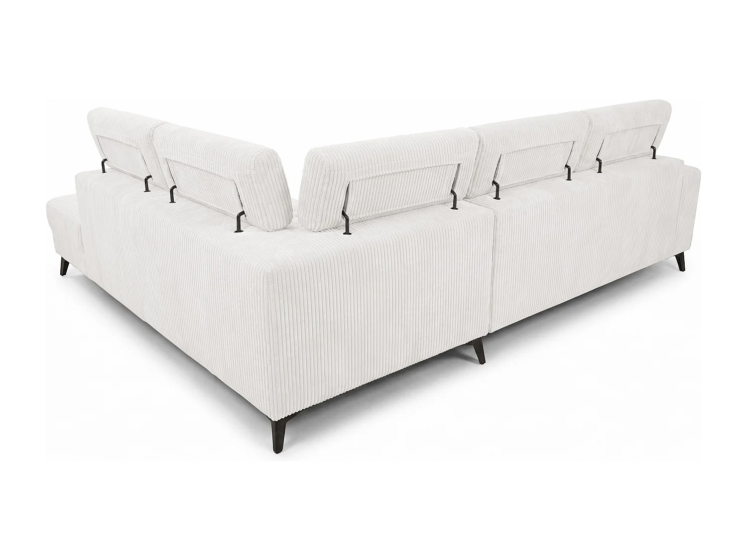 Canapé d’angle Felicity – premium, relaxation électrique, USB et design modern organic