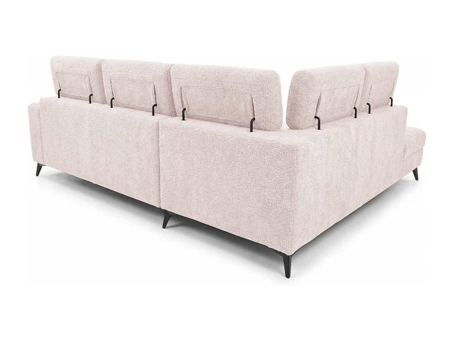 Canapé d’angle Velvet confort profond – effet nuage (cloud sofa) – tissu premium – salon moderne