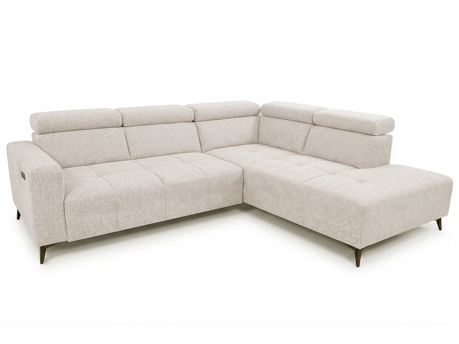 Canapé d’angle Velvet confort profond – effet nuage (cloud sofa) – tissu premium – salon moderne