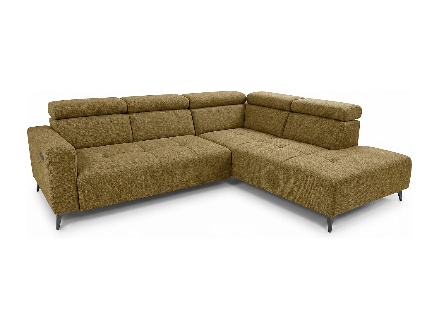 Narożnik Velvet ultra komfort – efekt chmury – miękka tkanina premium – funkcja relax