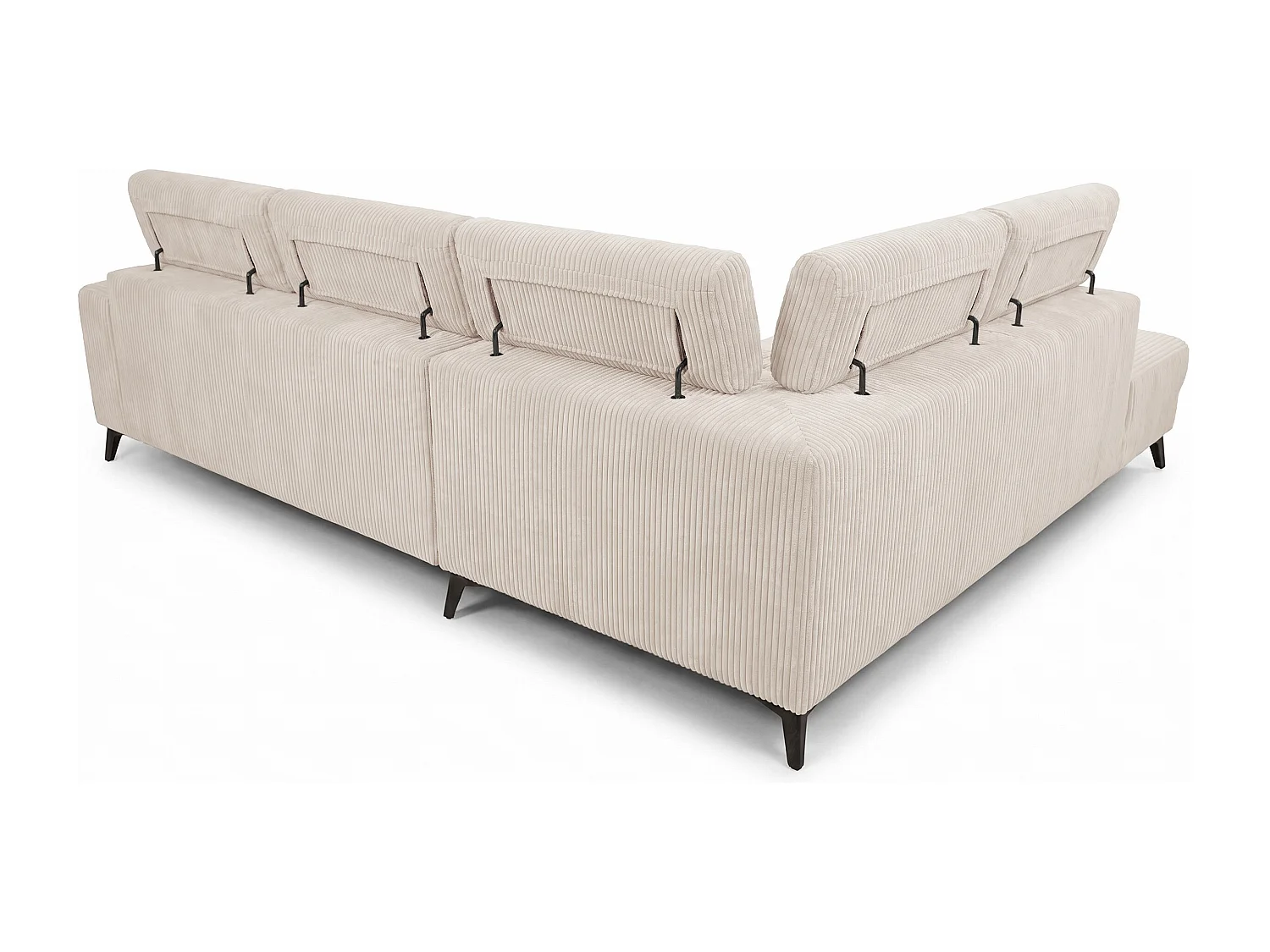 Canapé d’angle Felicity – premium, relaxation électrique, USB et design modern organic