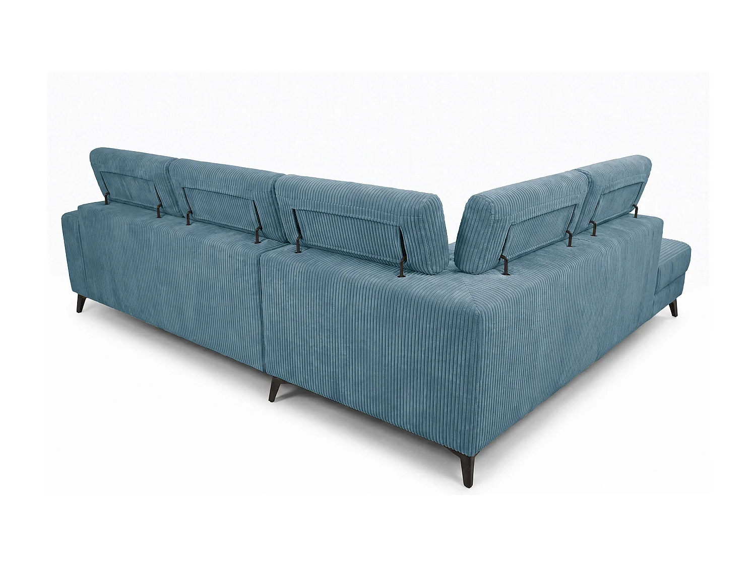 Narożnik Velvet ultra komfort – efekt chmury – miękka tkanina premium – funkcja relax