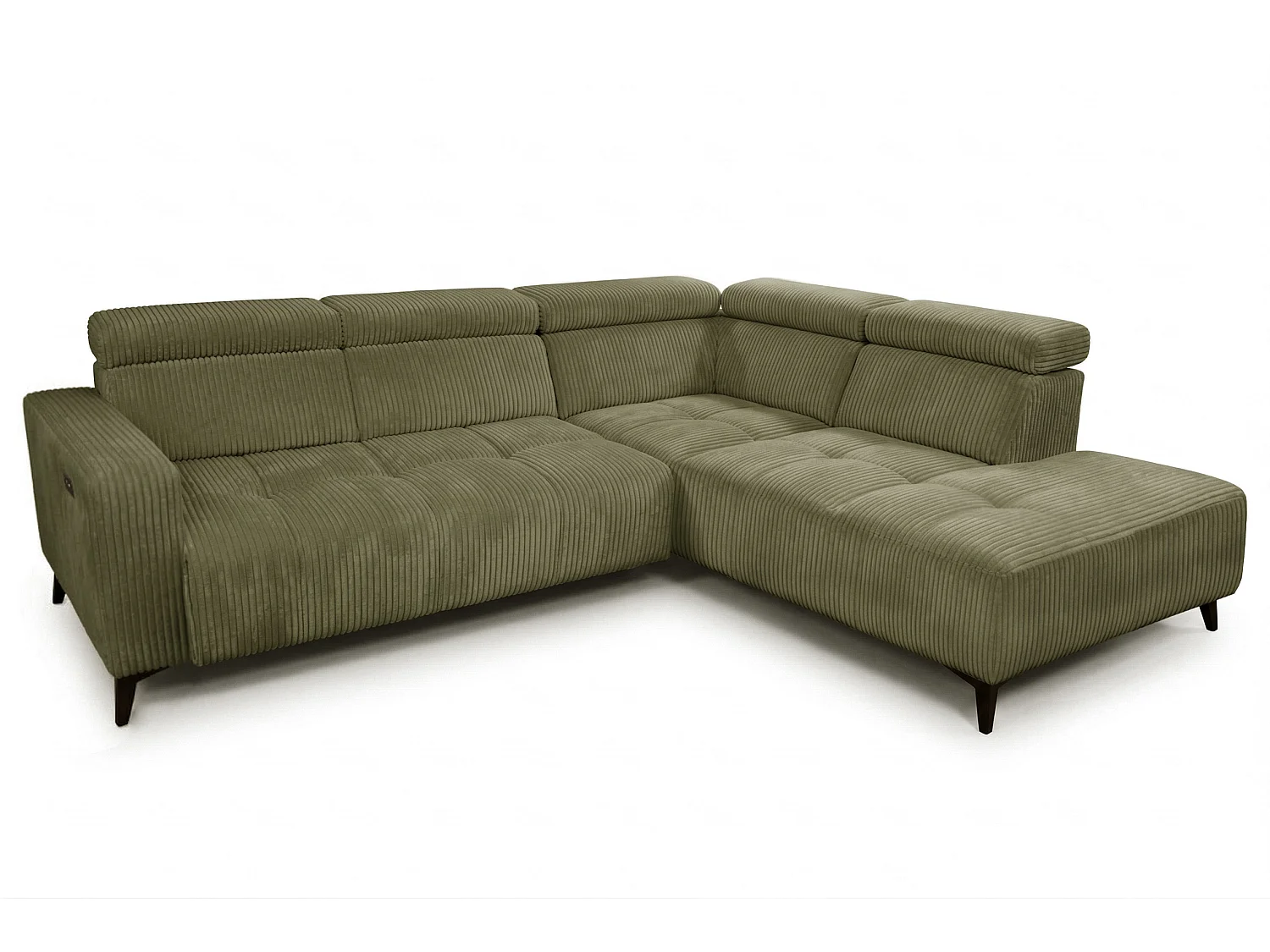 Narożnik Velvet ultra komfort – efekt chmury – miękka tkanina premium – funkcja relax