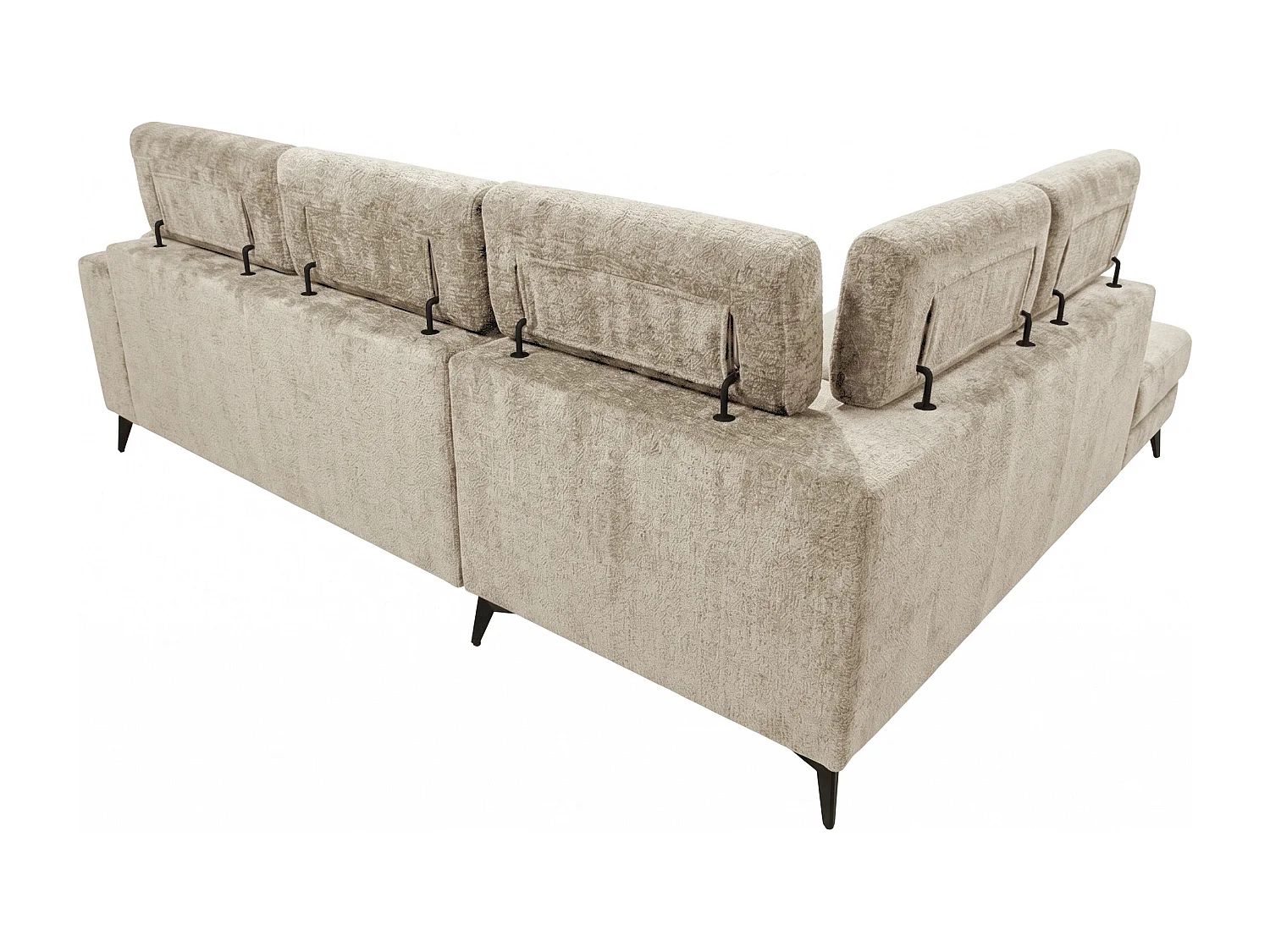 Canapé d’angle Velvet confort profond – effet nuage (cloud sofa) – tissu premium – salon moderne