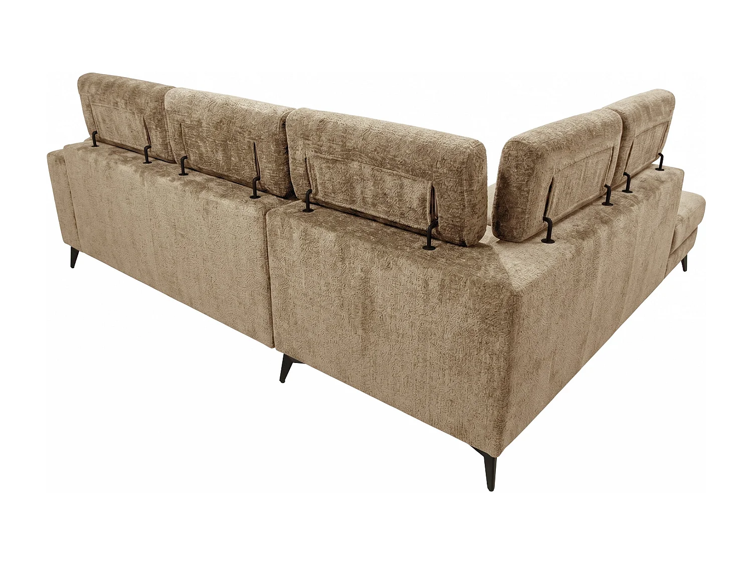 Canapé d’angle Velvet confort profond – effet nuage (cloud sofa) – tissu premium – salon moderne