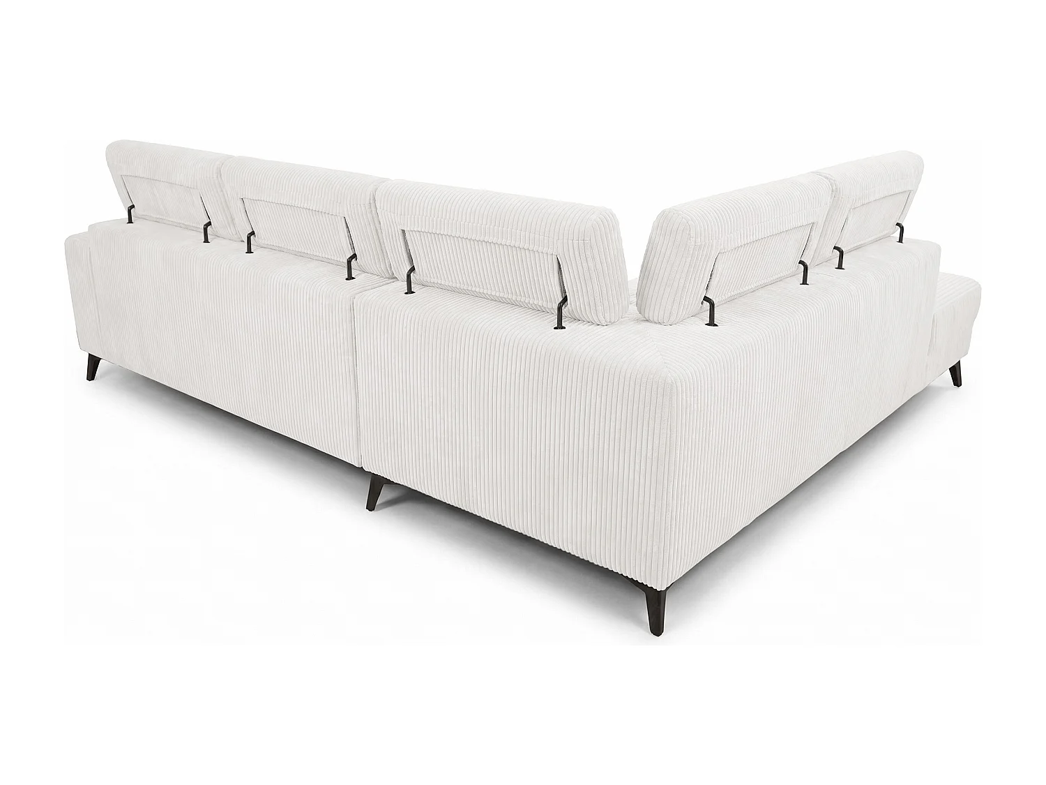 Canapé d’angle Felicity – premium, relaxation électrique, USB et design modern organic
