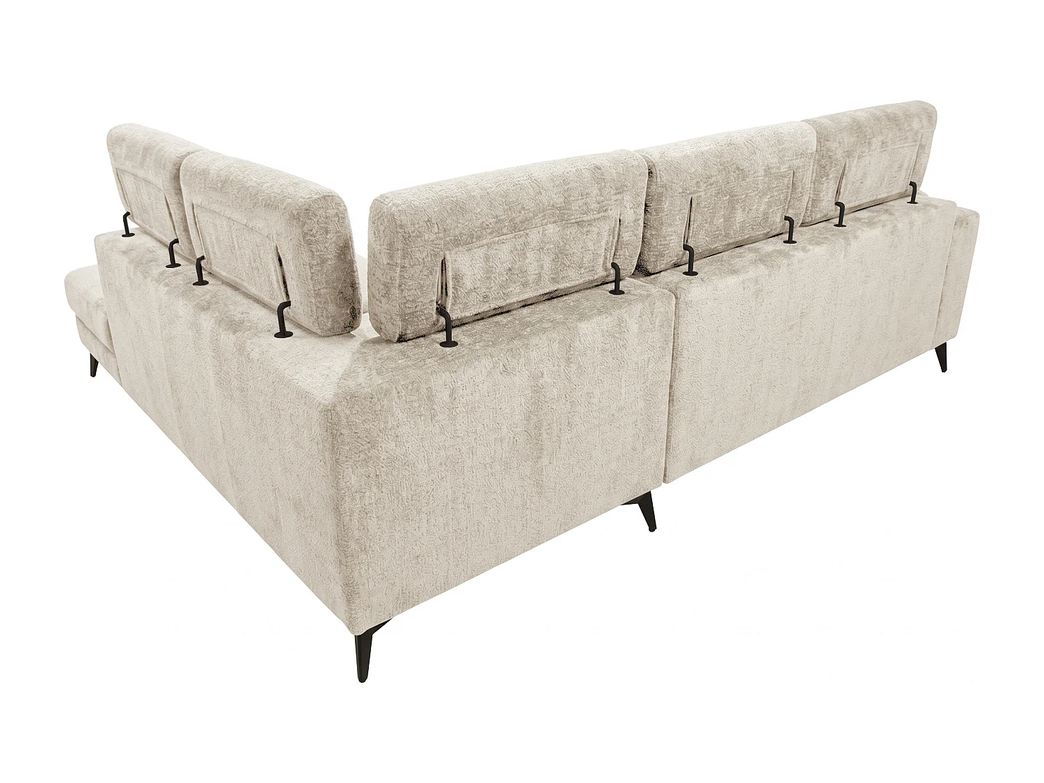 Narożnik Velvet ultra komfort – efekt chmury – miękka tkanina premium – funkcja relax