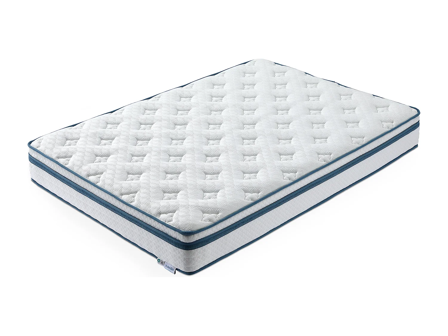 Matelas ressorts avec couche de gel Ensachés 120x200 Cm ép.25 cm 7 Zones, Sommier non compris