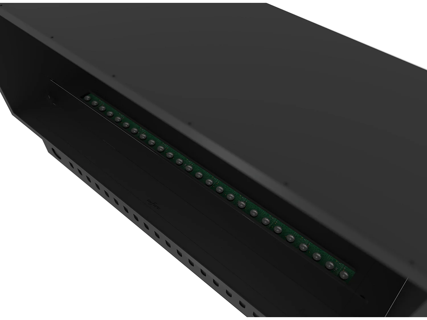 Cheminée à vapeur d'eau LED multicolore INVAPO INSIDE 120 cm avec remplissage automatique