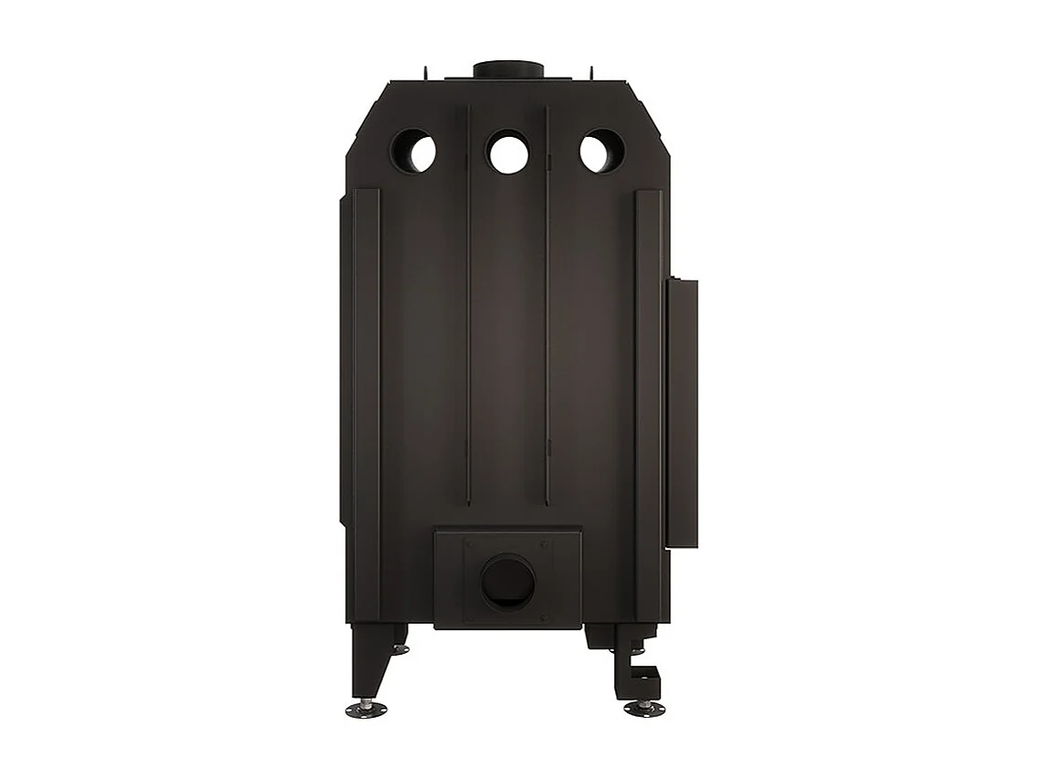 Cheminée d'angle Insert ouverture gauche Noir Energy 65x50x47 (14,5 kW) ECO