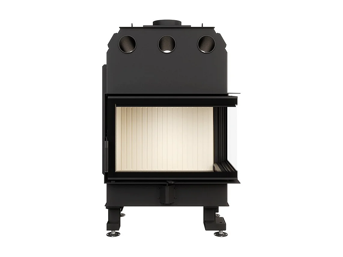 Cheminée d'angle Insert Ouverture à droite Energy 75x50x47 (15,1 kW) ECO