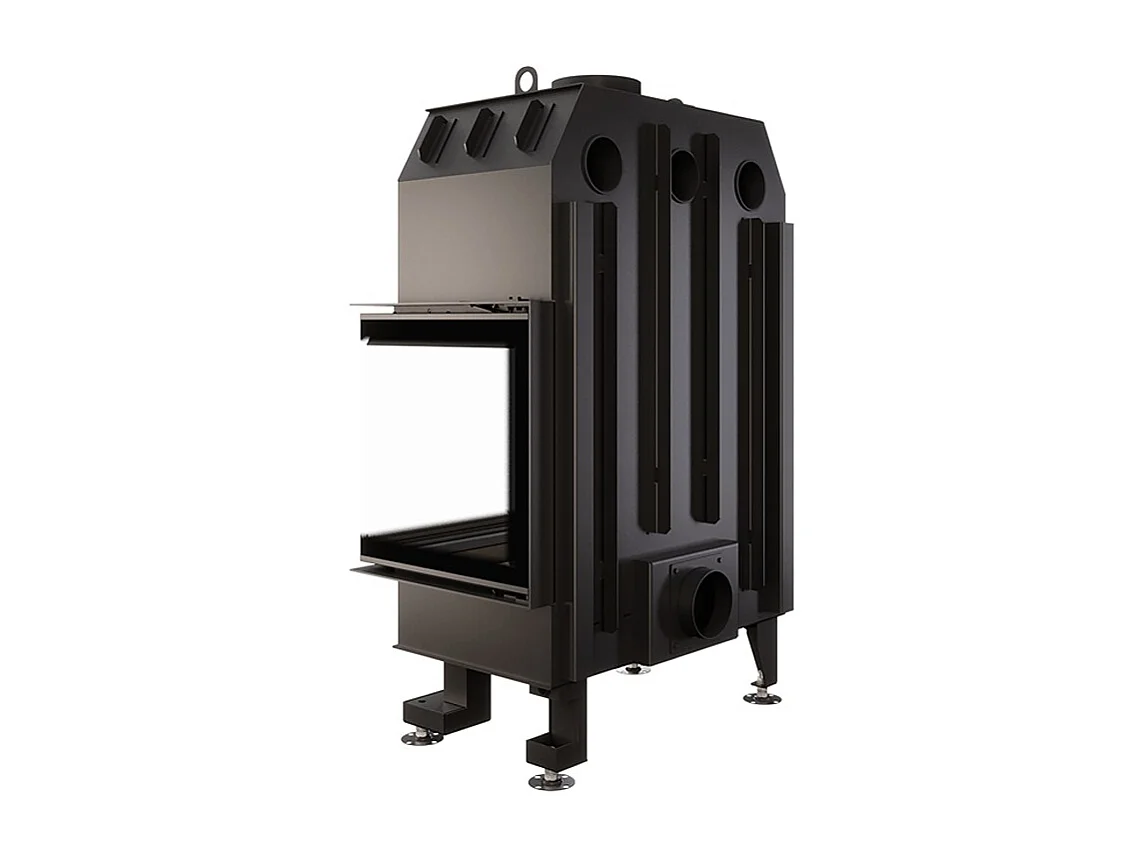 Cheminée d'angle Insert Ouverture à droite Energy 75x50x47 (15,1 kW) ECO