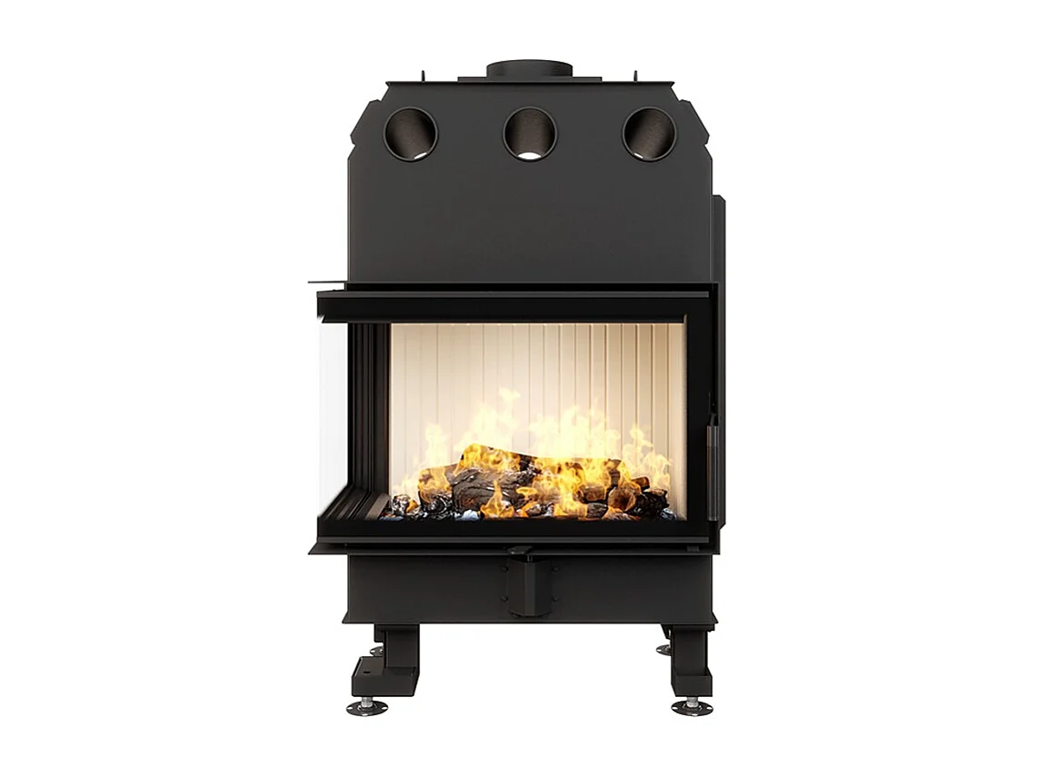 Cheminée d'angle Insert Ouverture gauche Energy 75x50x47 (15,1 kW) ECO