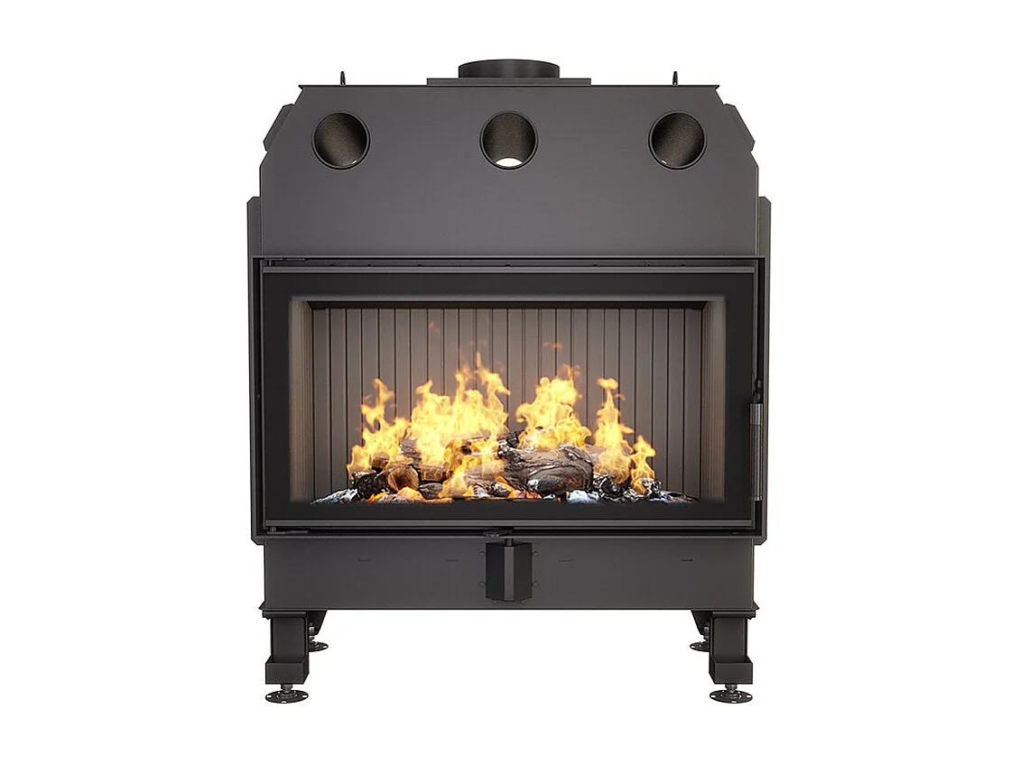 Insert de cheminée à bois Noir - Energy 90x50 (19,0 kW) ECO