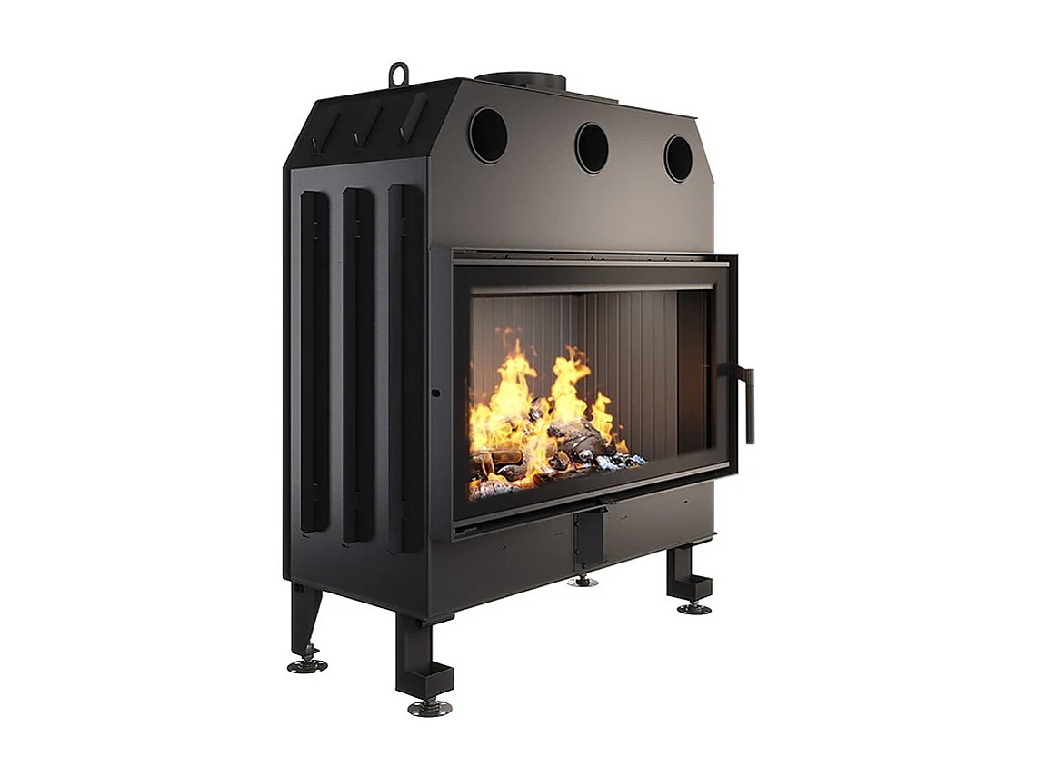 Insert de cheminée à bois Noir - Energy 90x50 (19,0 kW) ECO