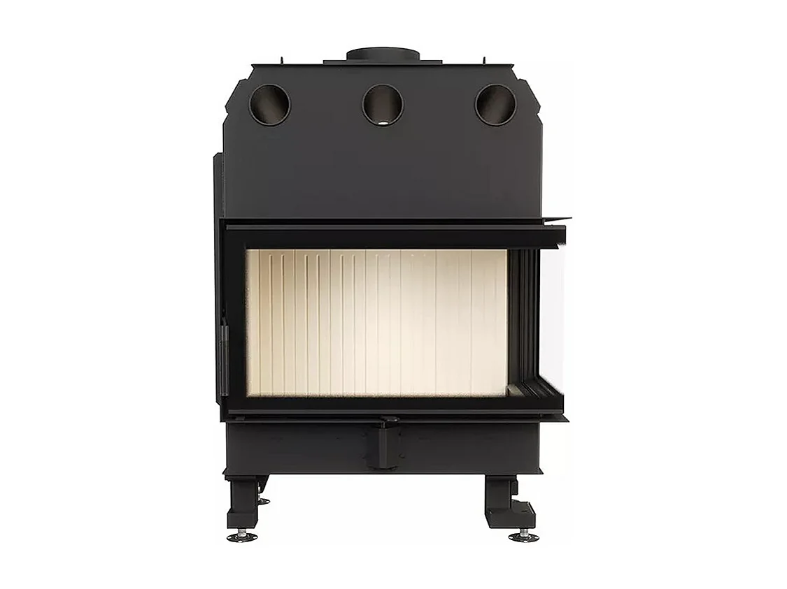 Cheminée d'angle Insert Ouverture à droite Energy 85x50x47 (17 kW) ECO
