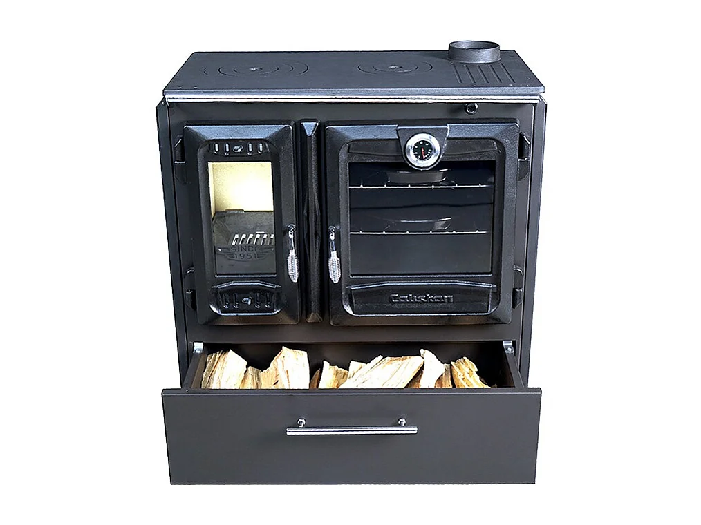 Poêle à bois autoportant avec four - Casing  216