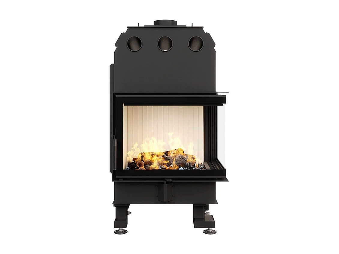 Cheminée d'angle Insert Ouverture à droite Energy 65x50x47 (14,5 kW) ECO