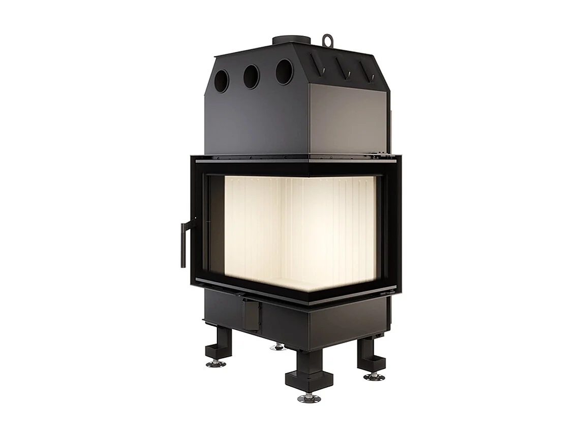 Cheminée d'angle Insert Ouverture à droite Energy 65x50x47 (14,5 kW) ECO