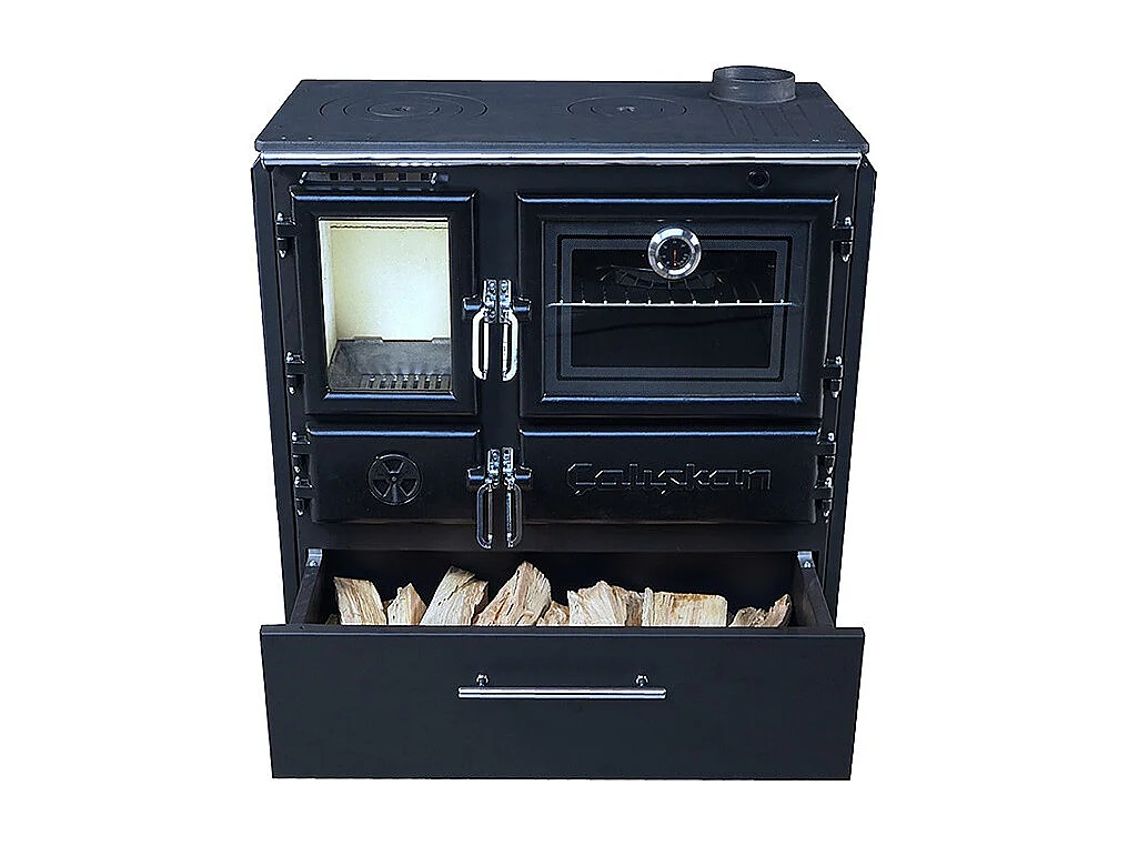 Poêle à bois autoportant avec four - Casing  214