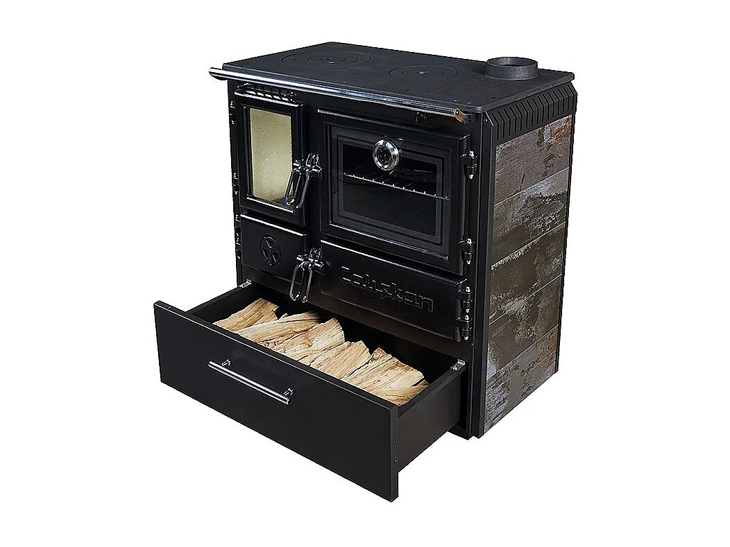 Poêle à bois autoportant avec four - Casing  214