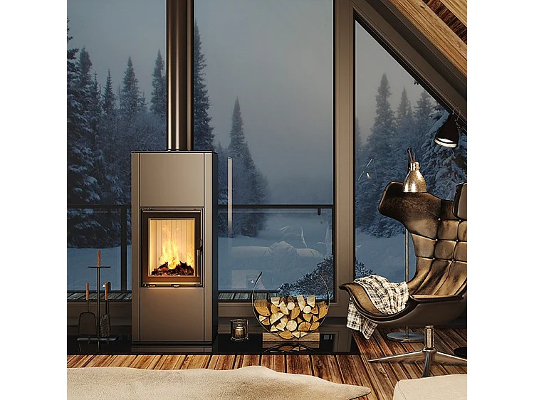 Poêle cheminée à bois - Vatra L 40x50 ECO