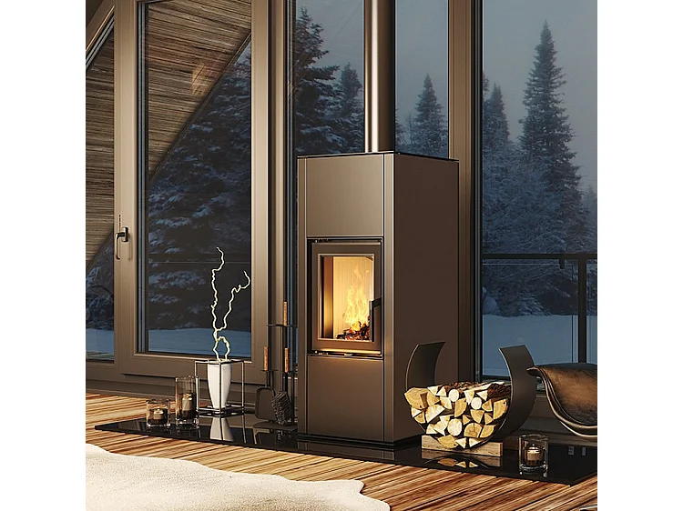 Poêle cheminée à bois - Vatra L 40x50 ECO