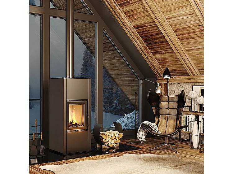 Poêle cheminée à bois - Vatra L 40x50 ECO