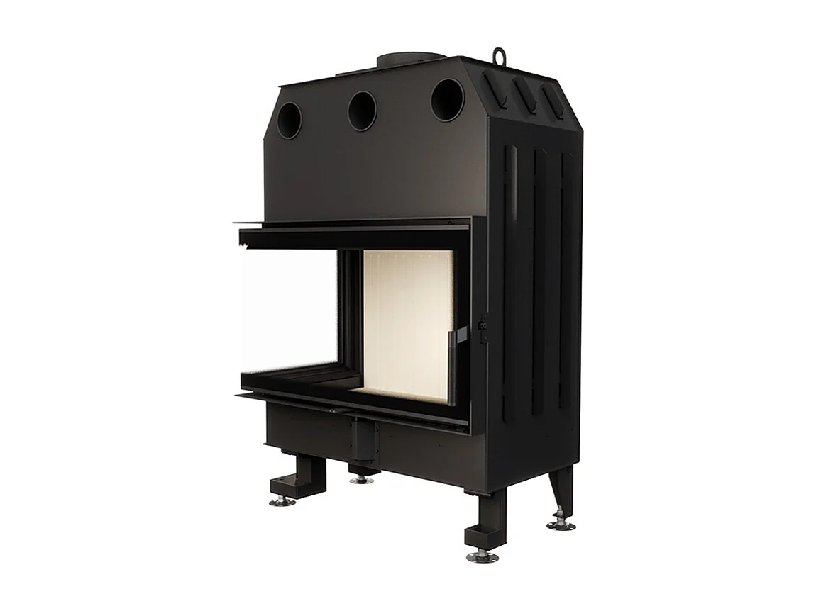 Cheminée d'angle Insert Ouverture gauche Energy 85x50x47 (17 kW) ECO