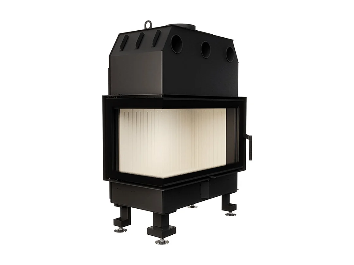 Cheminée d'angle Insert Ouverture gauche Energy 85x50x47 (17 kW) ECO