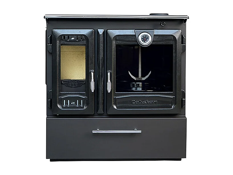 Poêle à bois autoportant avec four - 3D Box  216