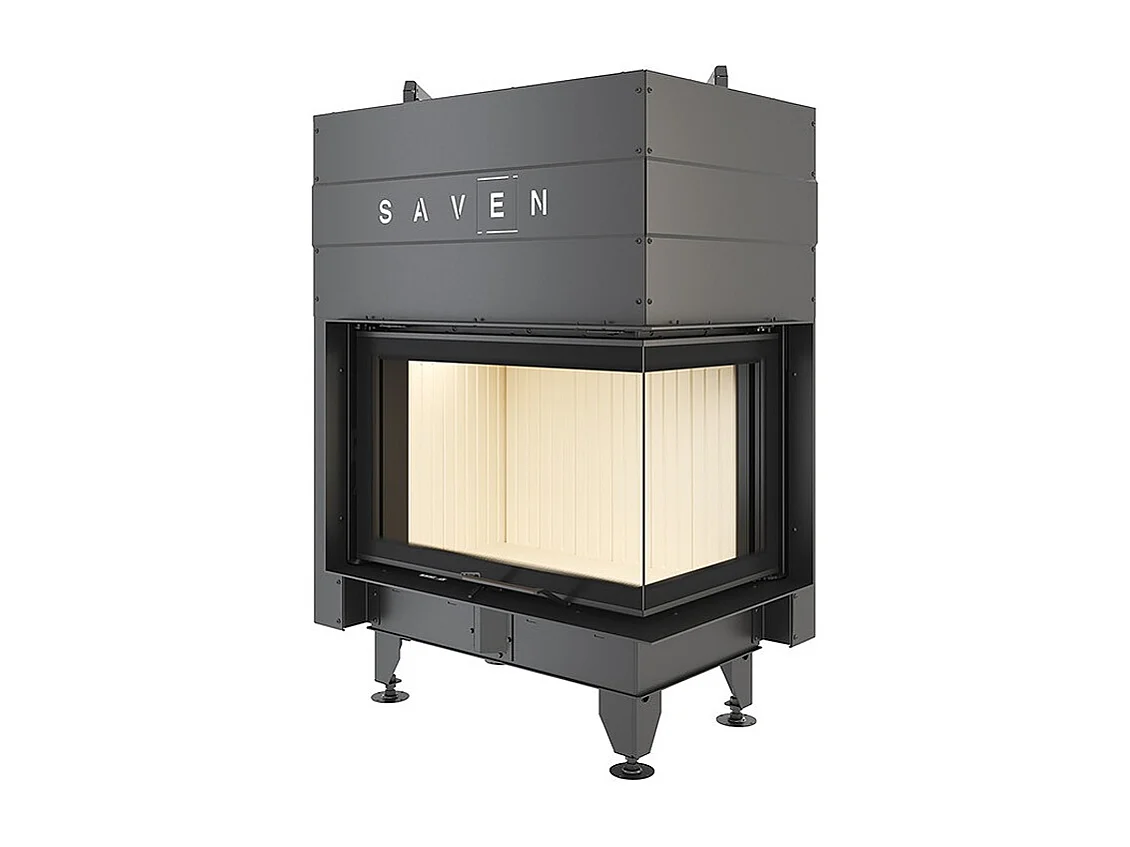Cheminée d'angle Insert ouverture droite Energy Up 75х50х47 (15,1 kW) ECO