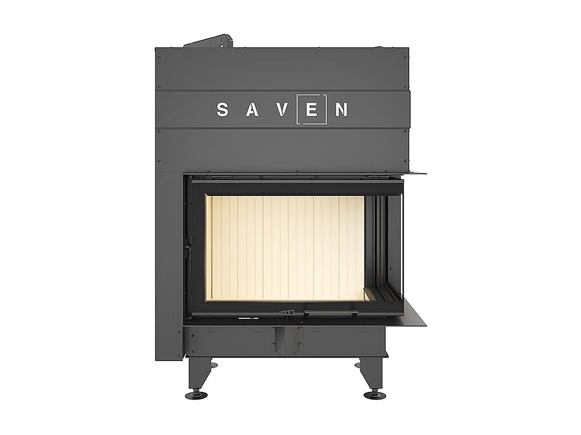 Cheminée d'angle Insert ouverture droite Energy Up 75х50х47 (15,1 kW) ECO