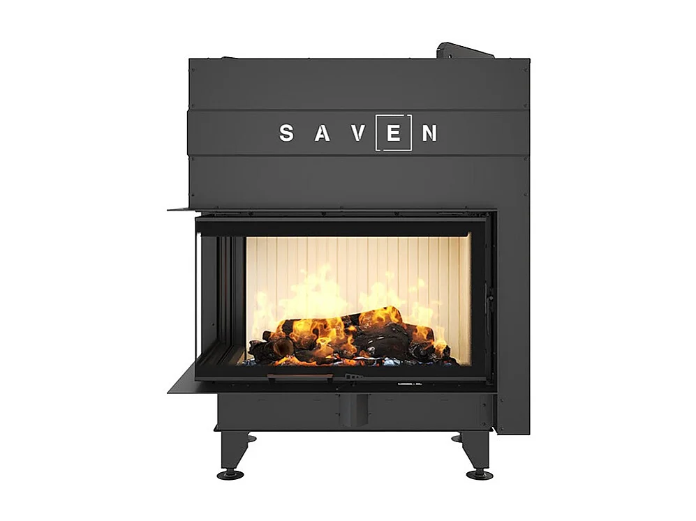Cheminée d'angle Insert ouverture gauche Energy Up 85x50x47 (17,0 kW) ECO