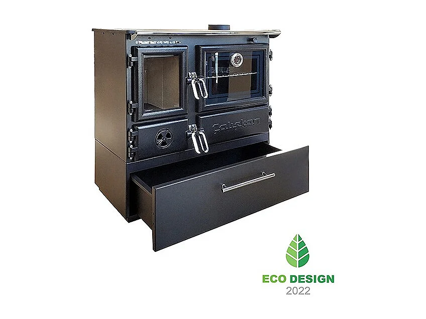 Poêle à bois autoportant avec four - Box  214
