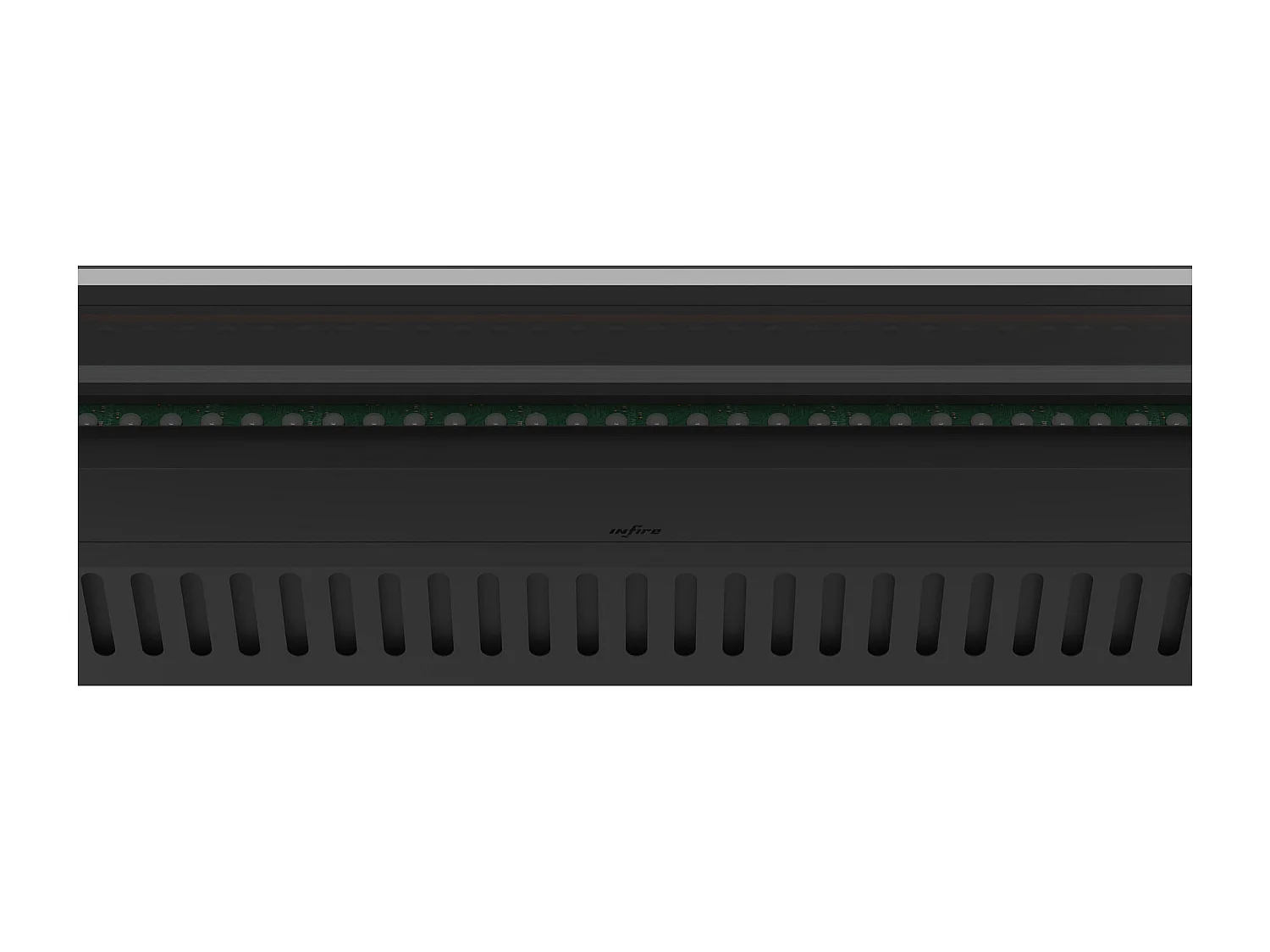 Cheminée encastrable à vapeur d'eau LED multicolore 180 cm INVAPO INSERT