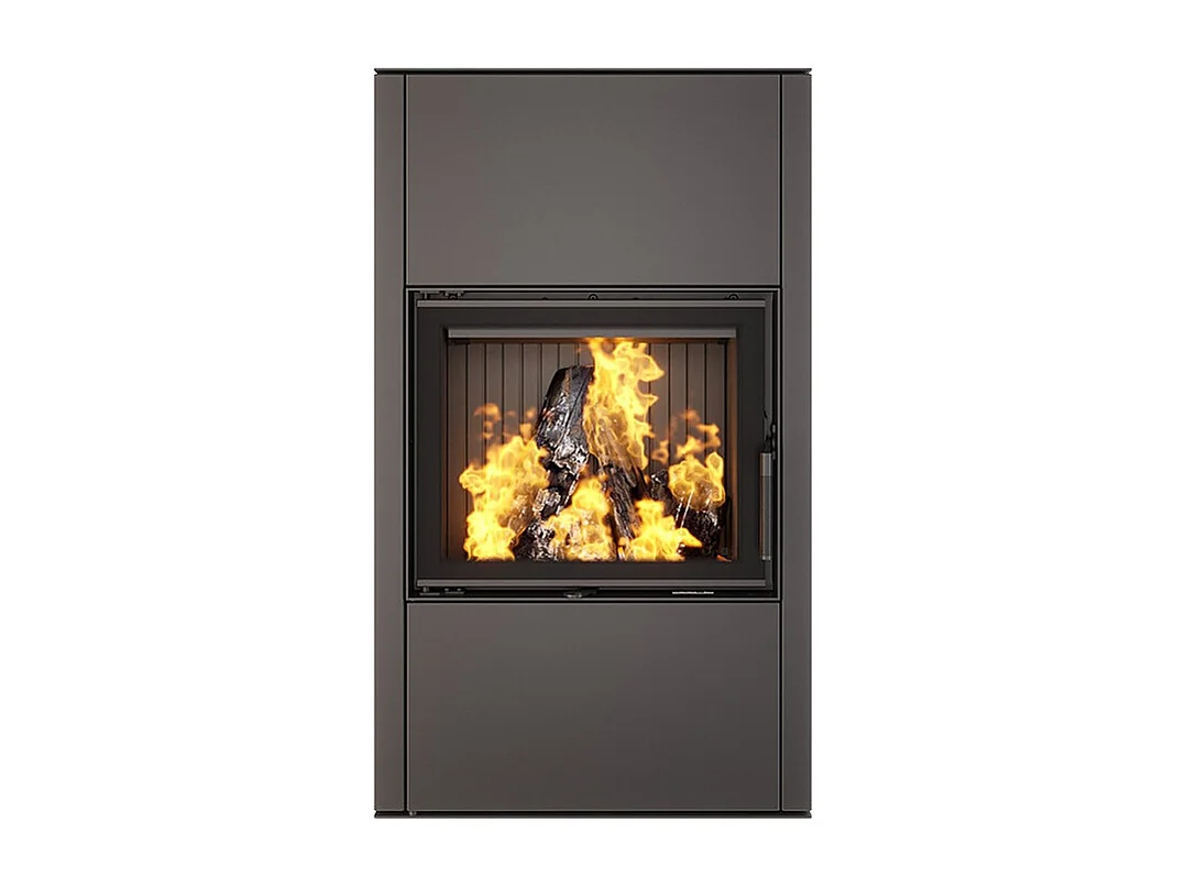 Poêle cheminée à bois - Vatra XXL Noir 60x50 ECO