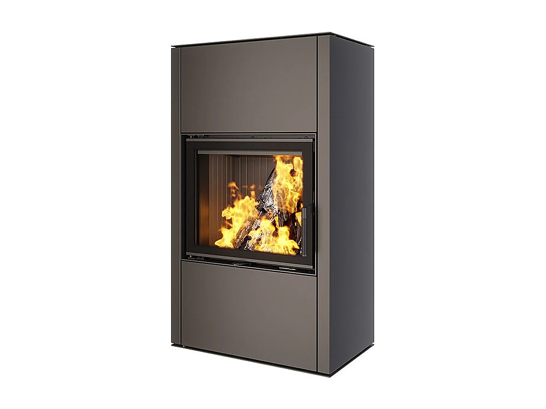 Poêle cheminée à bois - Vatra XXL Noir 60x50 ECO