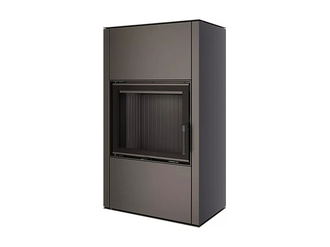 Poêle cheminée à bois - Vatra XXL Noir 60x50 ECO