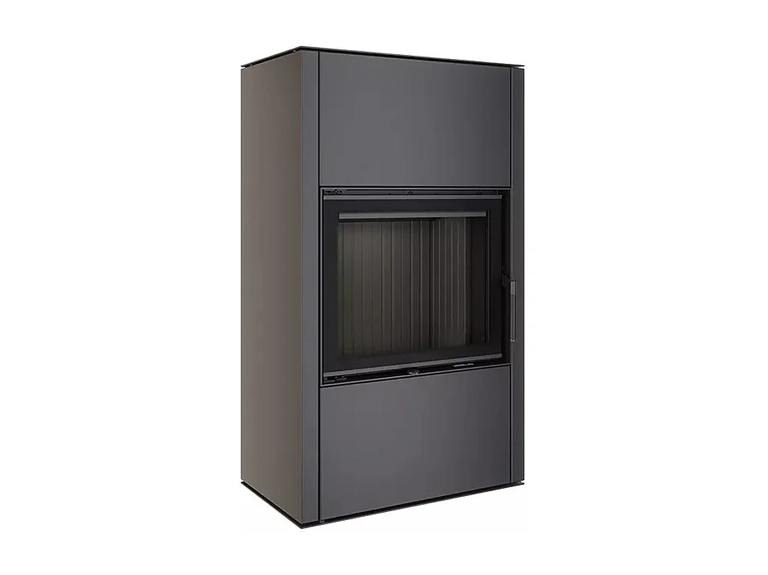 Poêle cheminée à bois - Vatra XXL Noir 60x50 ECO