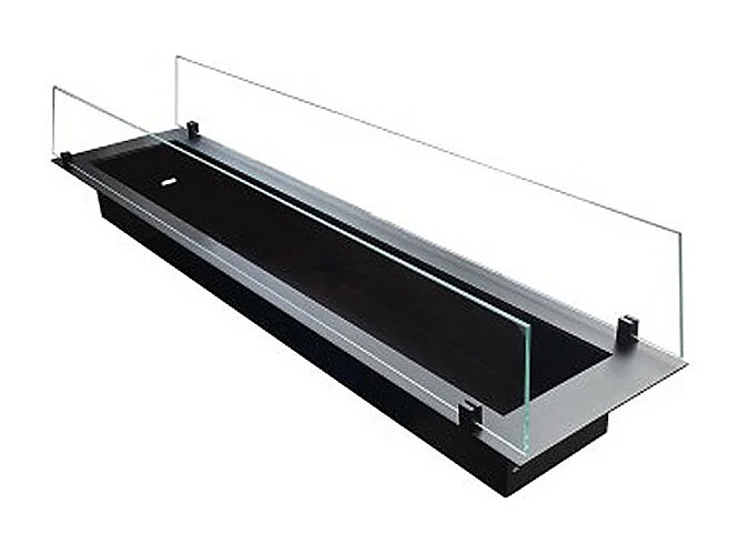 FALA 900/160 - Insert au bioéthanol avec verre de protection Brûleur encastré avec récipient de sécurité