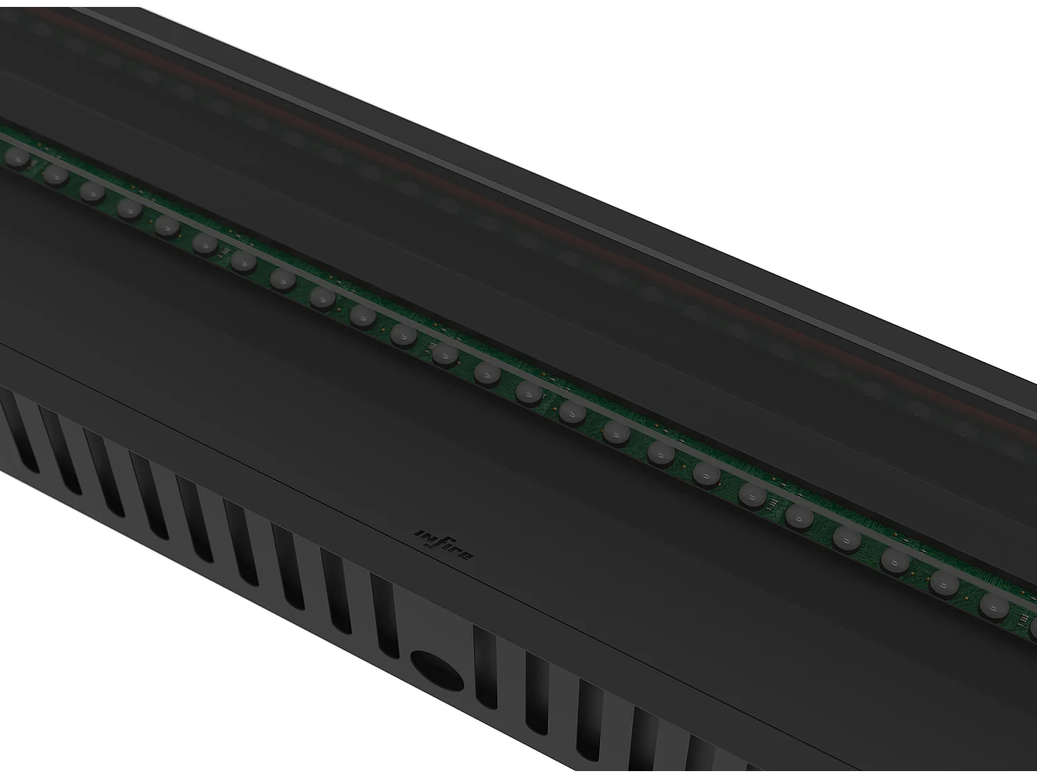 Cheminée encastrable à vapeur d'eau LED multicolore 220 cm INVAPO INSERT