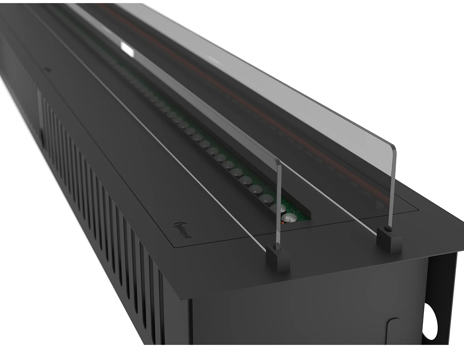 Cheminée encastrable à vapeur d'eau LED multicolore 220 cm INVAPO INSERT